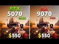 RTX 5070 vs RX 9070 - DLSS 4 vs FSR 4 | Test in 11 Games, 1440p
