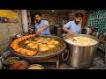 Inside India’s Mega Tikki Factory Street Shop | Non-Stop Oil Frying Process