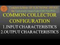 Lec-61 Input \u0026 Output Characteristics of Common Collector Configuration | EDC | R K Classes | Hindi