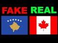 Fake Countries Vs Real Ones