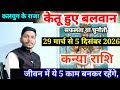 29 March केतु ने बदली चाल कन्या राशि पर प्रभाव/Kanya Rashi 29 March se 5 December 2026, Ketu
