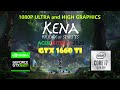 Kena Bridge of Spirits | GTX 1660 Ti Mobile | i7-10750H | 1080P | HIGH | ACER NITRO 5 2020 |