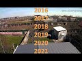 6 years in timelapse 2016, 2017, 2018, 2019, 2020, 2021