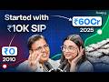 How to Reach ₹60 Crores Through SIPs? He Started with just ₹10K!