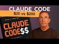 I Tested Claude Code: $20 vs. $200 Subscription