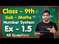 Class 9 Maths, Ex 1.5, Q1 to Q5 || Chapter 1 (Number system) || NCERT || MKR