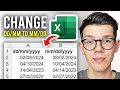How To Change Date Format From DD/MM/YYYY To MM/DD/YYYY In Excel - Full Guide
