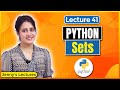 Sets in Python | Python Tutorials for Beginners #lec41 Part1