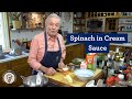 Simple Side Dish: Spinach in Cream Sauce