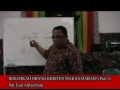 Pdt. Esra Alfred Soru : BOLEHKAH ORANG KRISTEN MAKAN DARAH? (Part 1)
