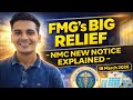 FMG's BIG RELIEF - NMC NEW NOTICE | NO MORE 2 YEAR CLERKSHIP | Dr. Sachin Jangra
