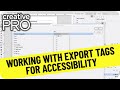 InDesign How-To: Work with Export Tags for Accessibility