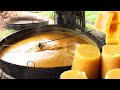 ORGANIC Jaggery making | Jaggery Making process from Sugar Cane juice | MAKING OF GURR (Bellam)