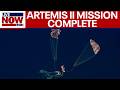 BREAKING: Artemis II crew splashes down in Pacific Ocean