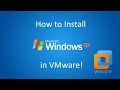 Windows XP Professional with SP3 - Installation in VMware