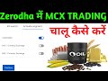 Zerodha Mcx Activation | Commodity Trading Enable In Zerodha