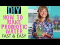 PROBIOTIC WATER - How To Make Your Own Probiotic Drink