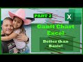 How to Make a Gantt Chart Microsoft Excel 2023 Tutorial #2   Automated Progress