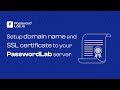 Setup domain name and SSL certificate to your PasswordLab server