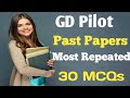 GD Pilot Test Preparation 💪 | Most Repeated 30 MCQs | Past Papers | GD Pilot Physics Mcq's