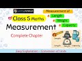 Class 5 Maths Chapter Measurement