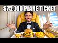 50 HOURS in the WORLD’S BEST FIRST CLASS ($75,000 Ticket)!