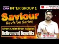 Retirement Benefits | Income From Salary | Revision CMA Inter | By Prof Vinit Kumar Sir
