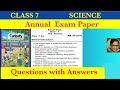 Class 7 Science | Annual Exam | Sample Paper with Answers | Final Exam | Curiosity | 2025-2026