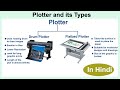 Plotter And Its Types In Hindi | Difference Between Printer And Plotter