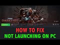 Fix Warhammer 40000 Darktide Won't Launch/Not Launching Error On PC | #darktide