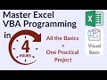 VBA Programming in Excel Full Tutorial | Master VBA in 4 Hours