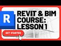 Revit \u0026 BIM Course: Lesson 1 - Introduction - How to Setup Revit and Start Your First Project