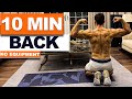 10 Min Perfect Back Workout // Triangle Back // No Equipment | velikaans