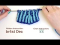 Brioche Knit Tips: Brioche 4 Stitch Decrease (br4st dec)