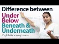Difference between \