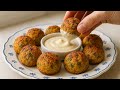 These Baked Chickpea Balls Is a Protein Bomb! A Simple Chickpea Recipe!