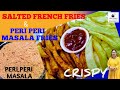 How to make crispy FRENCH FRIES - Peri Peri Masala recipe - PERI PERI MASALA FRIES - MASALA FRIES