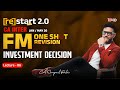 CA Inter Restart 2.0 One Shot Revision Jan26 Lec6 Investment Decisions | FM | CA Swapnil Patni | SPC