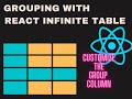 Grouping with Infinite Table for React