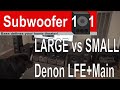 Large VS Small Speaker Settings (LFE + Main Controversy Follow Up)