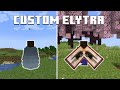 How to Make CUSTOM ELYTRA In Minecraft (Java/Bedrock/PE)