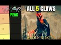 Best Elden Ring Claw? All 5 Claws Ranked! Weapon Tier List Patch 1.16