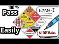 CDL HAZMAT ENDORSEMENT TEST 2023 - Over 100+ Questions and Answers!!