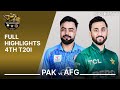 Full Highlights | Pakistan vs Afghanistan | T20I Tri Nation Series 2025 | M 4 | ECB | M3Q1K