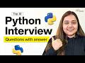 Python Interview Questions for Freshers (Real Examples + Answers)