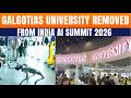 Galgotias University Asked To Leave India AI Summit Amid Chinese Robodog Row | News9