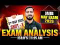 JAIIB Exam Analysis 2026 | JAIIB IE and IFS Shift 1 Exam Analysis | JAIIB Exam Review 2026
