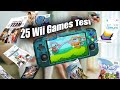 We tested 25 Nintendo Wii Games on the Retroid Pocket 3+