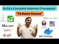 Build a Complete Selenium Java Framework (13 Hrs) | Jenkins, Docker, CI/CD \u0026 API Testing