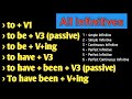 Infinitives in English Grammar in Hindi | To+V1 | Non Finite Verbs | Spoken English | SSC, Bank